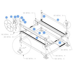 ShoreStation CP90D Canopy Post Bundle