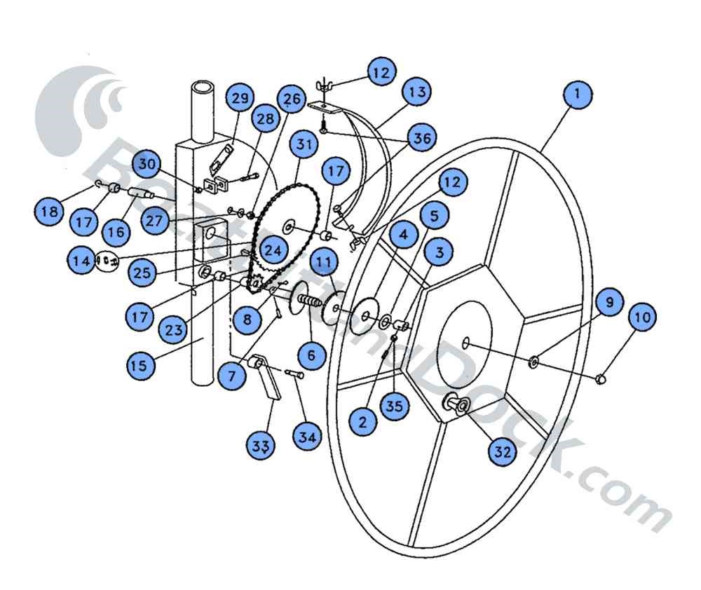 SS26108A Winch Parts Diagram