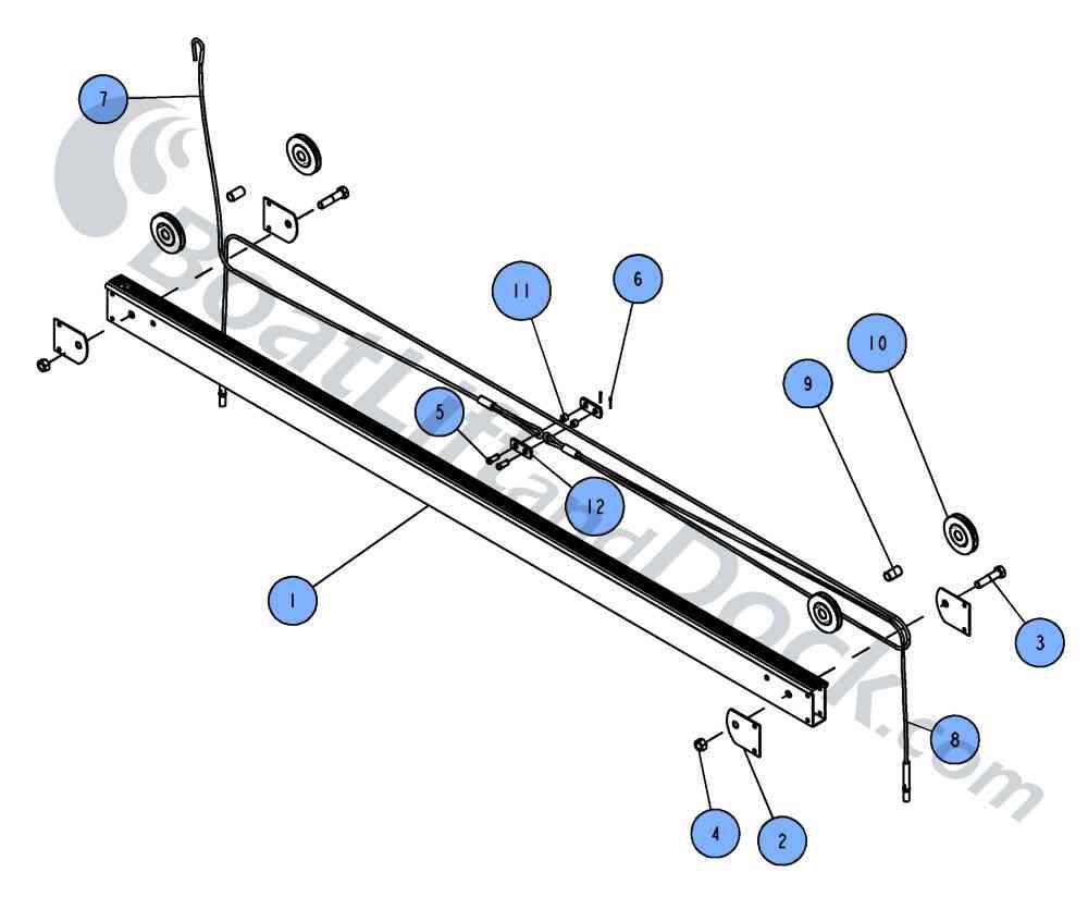 SS-1500/1800/2000 Winch Tube Parts Diagram