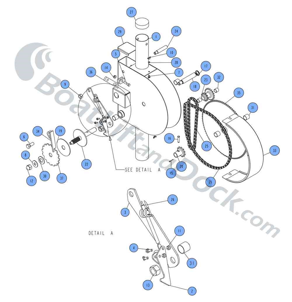 SSV-2000/4000 Winch Parts Diagram