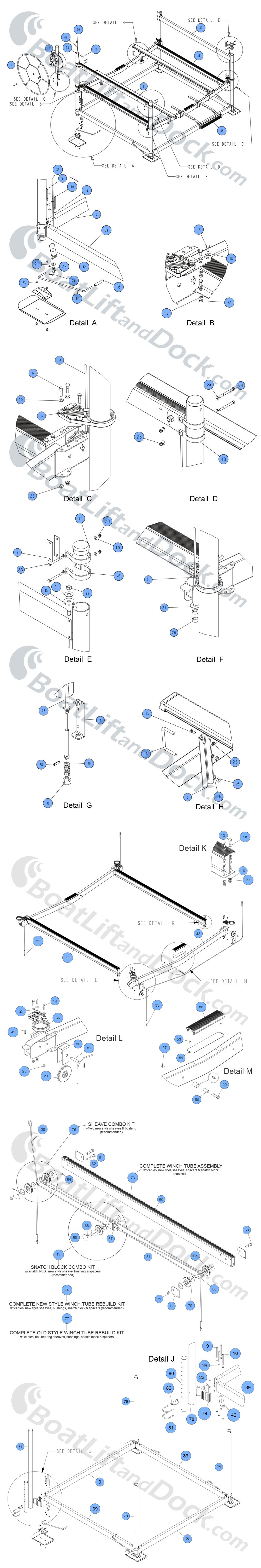 SSV30120 Parts Diagram (2005 to 2009)