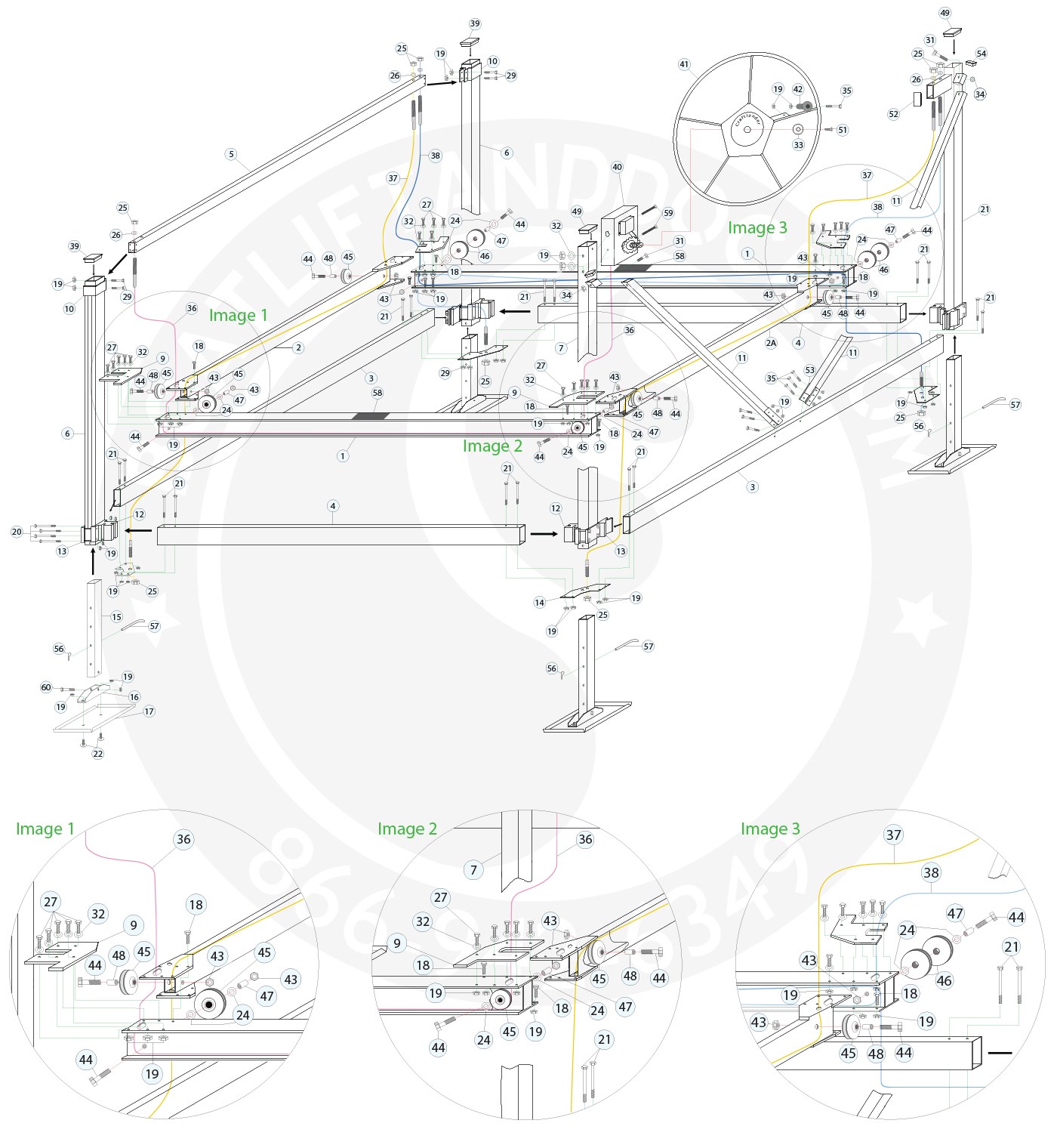 CraftLander MH-V45108 Parts Diagram (2013 - 2015)