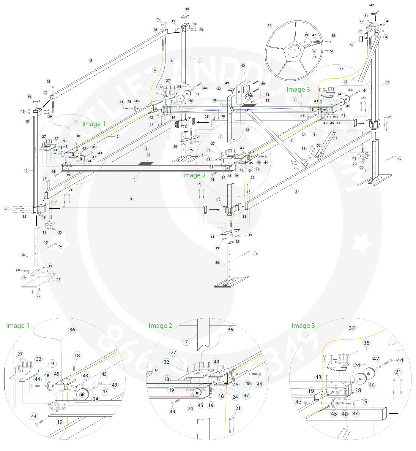 CraftLander MH-V45114 Parts Diagram (2013 - 2015)