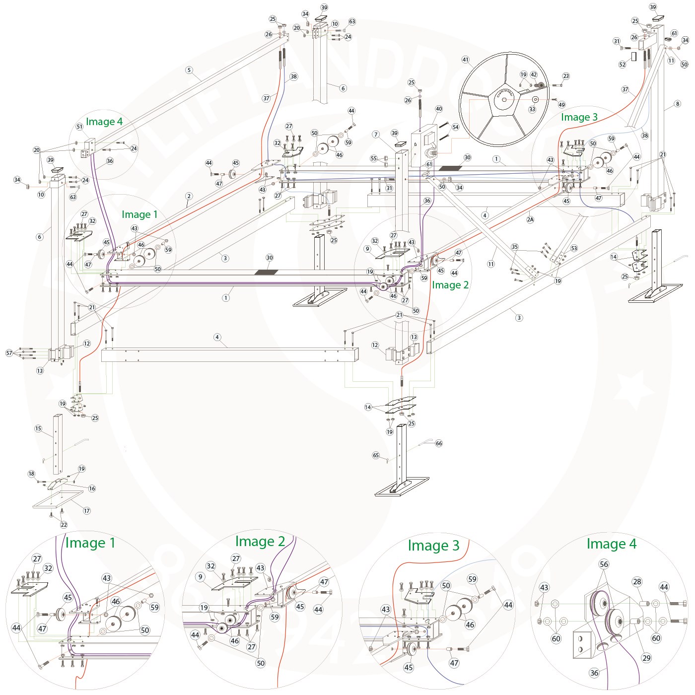 CraftLander MH-V60120 Parts Diagram (2013 - 2014)