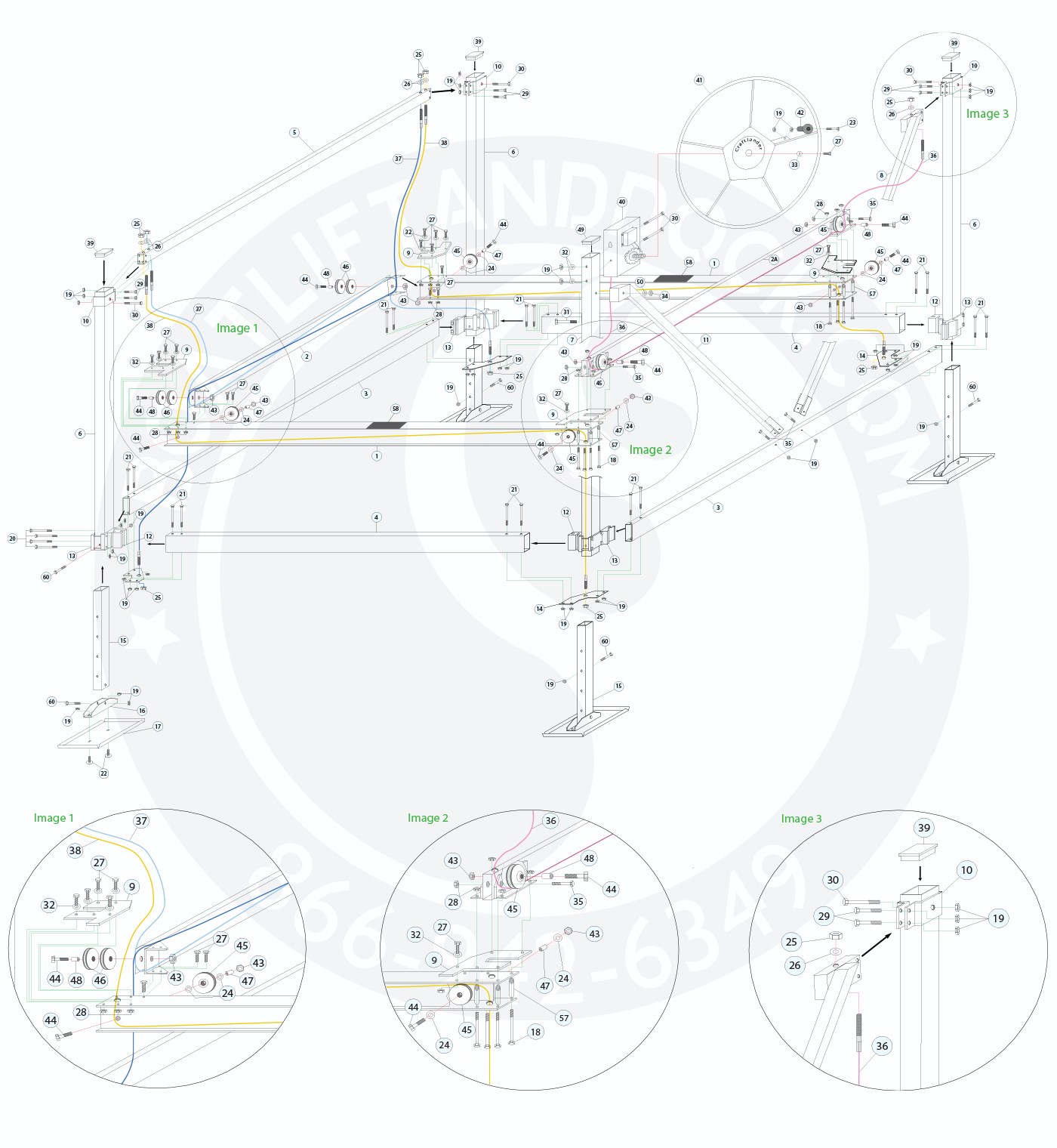 CraftLander MH-V35108 Parts Diagram (1997 - Early 2004)