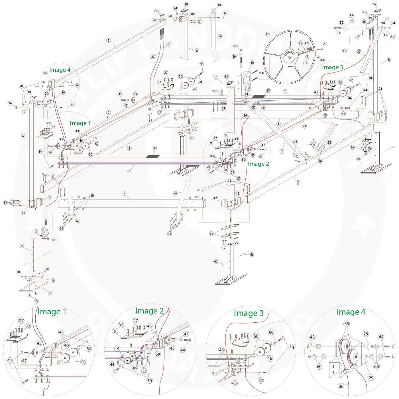 CraftLander MH-V80120 Parts Diagram (2014 - Current)