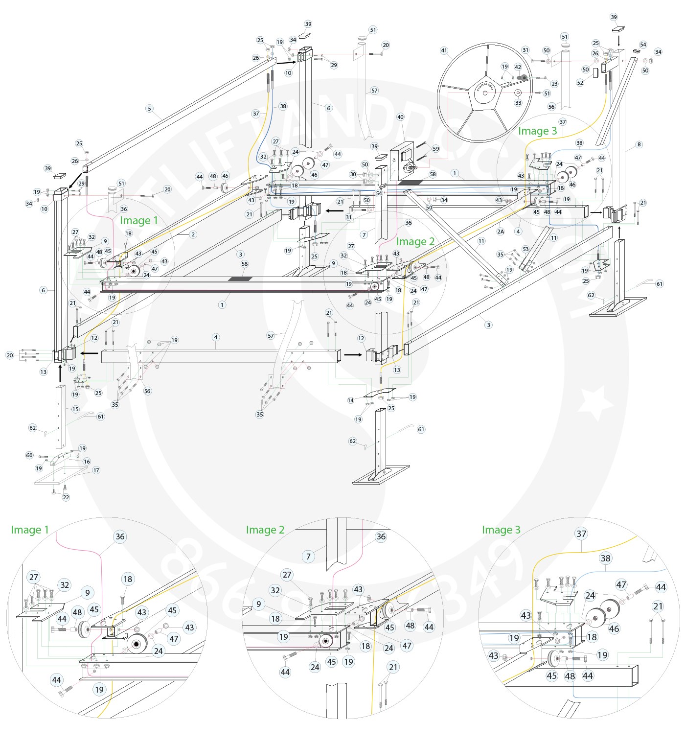 CraftLander MH-V40120HL Parts Diagram (2010 - Current)