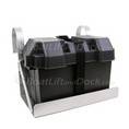 Storage Box on Hanging Battery Tray for 12 Volt Battery