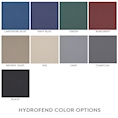 Max Stordry 28 x 122" Hydrofend Bronze Taupe Cover - Closed End Style - MAX28122HF-BT Hydrofend colors