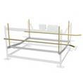 Centering System Glide Rails on ShoreStation Boat Lifts with V-Rack Cradles