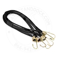 12" Looped Bungee with Hook (6 pack)