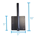 Basic Dock Mount Bracket for 19 Dori Poles - Copy