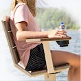 ShoreStation Dock Swivel Chair - Brown