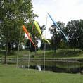 Multiple Dori Poles Installed on Golf Course