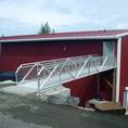 Completely Installed Wahoo 3 Wide Aluminum Gangway