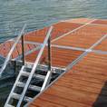 ShoreMaster 4 Step QC Dock Stair with Handrail