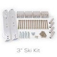 Large or Ski Boat Hull Bunk Bracket & Carpet Kit