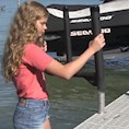 Double SUP Paddle Board Storage Rack