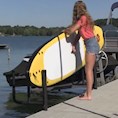 Double SUP Paddle Board Storage Rack