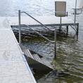2 Step Aluminum Dock Stair with Handrail