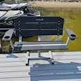 ShoreStation 4 Dock Bench with Pedestal Base - Gra