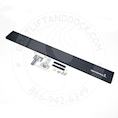 Dock End Board - 2ft for Aluminum Side Dock - Gray