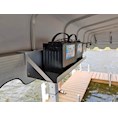 Dual 12V Hanging Boat Lift Battery Tray - Short 3"