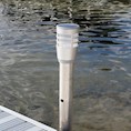 Aluminum Solar Dock Post Light