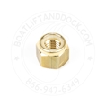 ShoreStation 1/2-13 Brass Hex Nylon Locknut - 1440