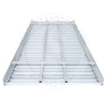 4 x 9.5 Anodized Aluminum Boardwalk Dock Section f