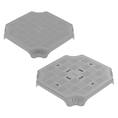 CANDOCK COVER SERVICE TILE LINQ GRAY - B0391