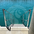 7 Step Aluminum Titan Dock Stair w/ Handrail - 4 W