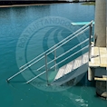 7 Step Aluminum Titan Dock Stair w/ Handrail - 4 W