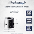 Ice Eater Sacrifical Aluminum Anode - 24901