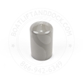 Round Pipe Cap - 1-1/4" Cap - Light Grey