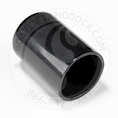 Round Pipe Cap - 1-1/4" Cap - Black