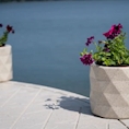Wave Armor Smaller Flower Planter Pot