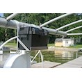 Single Hanging Boat Lift Battery Tray - Round Arms