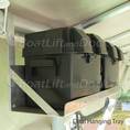 Dual Battery Boxes on Hanging Dual Storage Tray