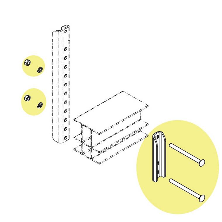 ShoreStation Retro Fit Bunk Hardware HA0146