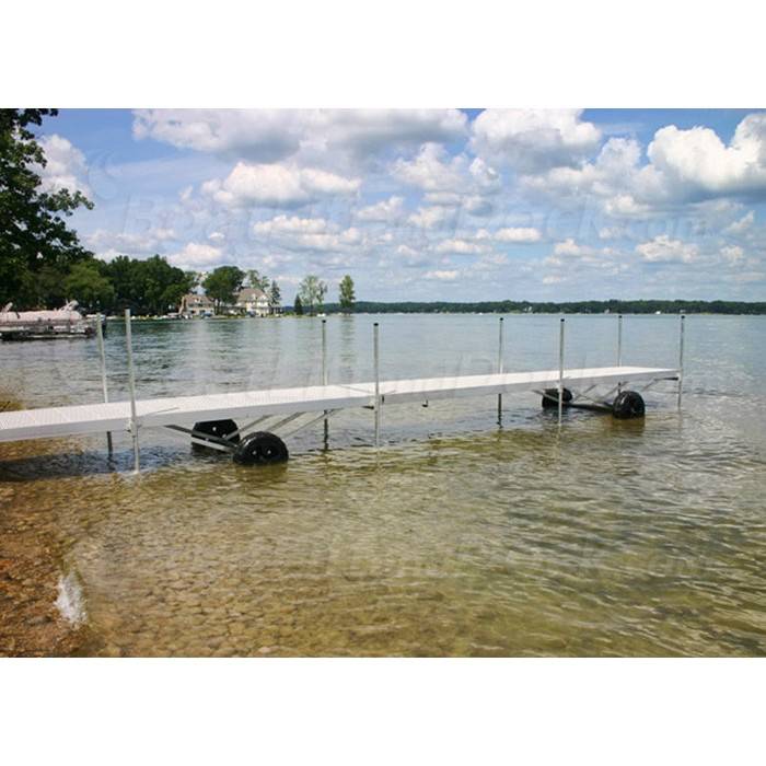 Michigan Rolling Dock  Vinyl and Aluminum Roll In Boat Dock