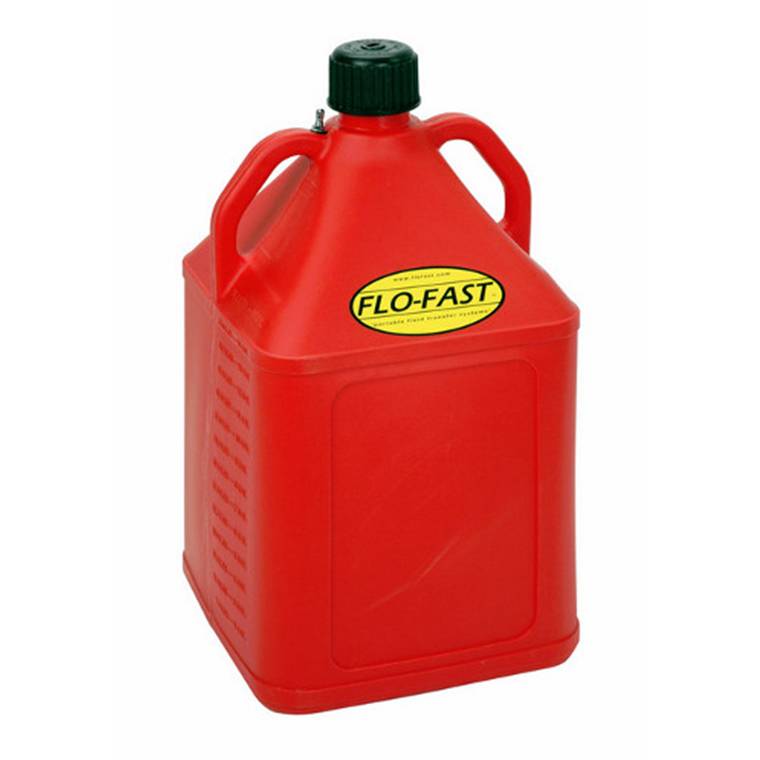 Flo-Fast Moulded 7.5 Gallon Plastic Fuel/Oil/Fluid Container/Jug/Churn In White