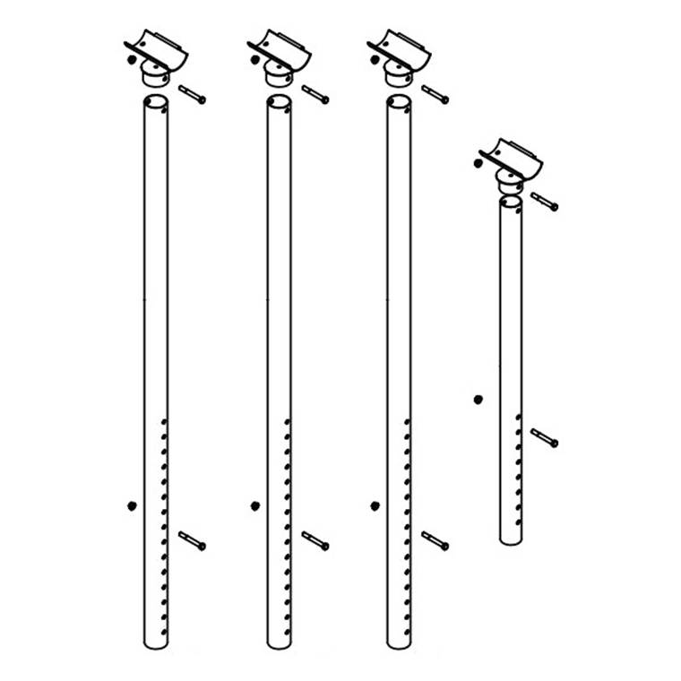 ShoreStation CP90F Canopy Post Bundle