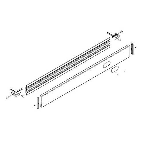 Aluminum &amp; EON 4 End Board DA-0065