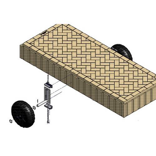 ShoreMaster PolyDock Wheel Caddy