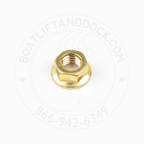 ShoreMaster 3/8" Brass Flange Nut