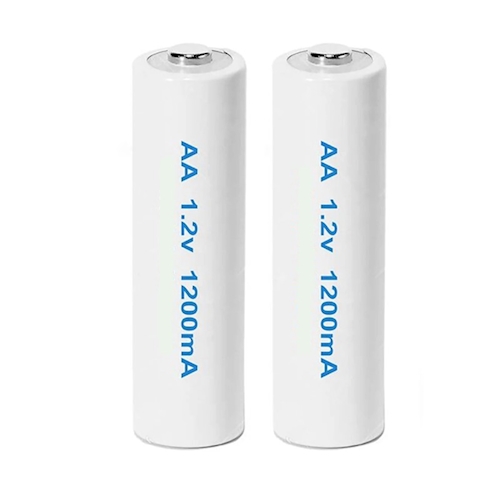 2 Pack AA 1.2v 1200mA Rechargeable Batteries
