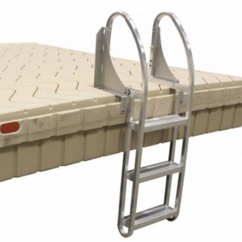 Poly Swim Raft 3 Step Pivoting Dock Ladder