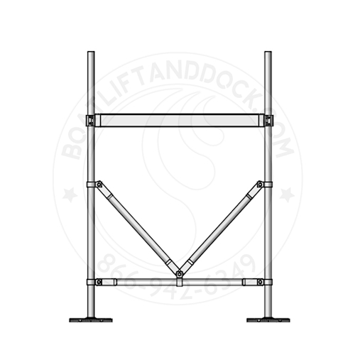 Alumidock 6 Leg Assembly for 32" Wide Sections
