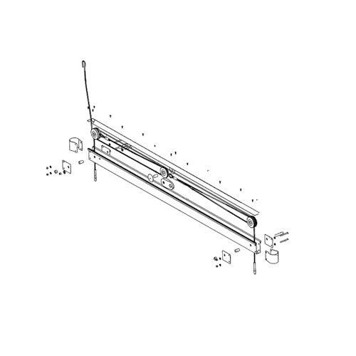ShoreStation Winch Tube Assembly 26004000 Shore Station Boat Lifts